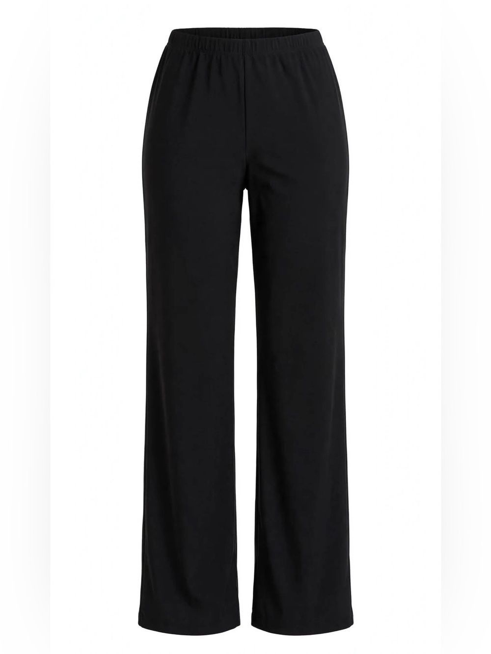 Frank Lyman NWT Size 6 Black Slinky Wide Leg Palazzo Pants Made in Canada